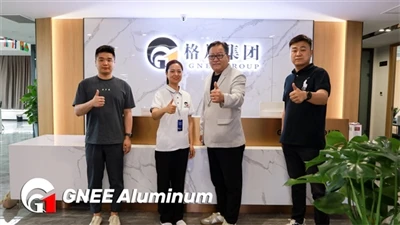 GNEE демонстрирует продукцию из алюминиевой фольги корейским клиентам